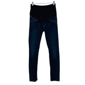 Citizens Of‎ Humanity maternity skinny jeans dark wash women's size 27